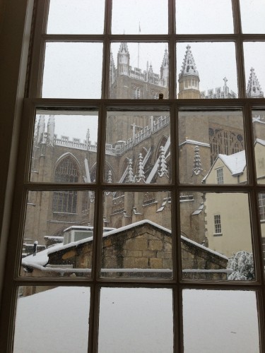 Vaizdas pro Bath mokyklos langą