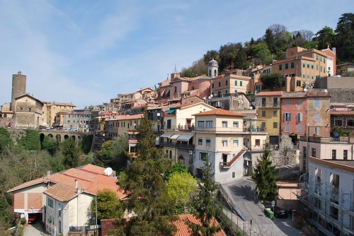 Tipiškas Lazio miestelis 