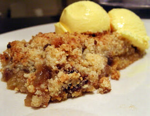 Apple Crumble arba obuolių trupininis pyragas