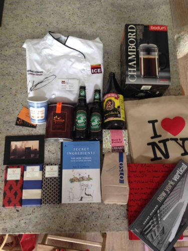 NYC goodie bag