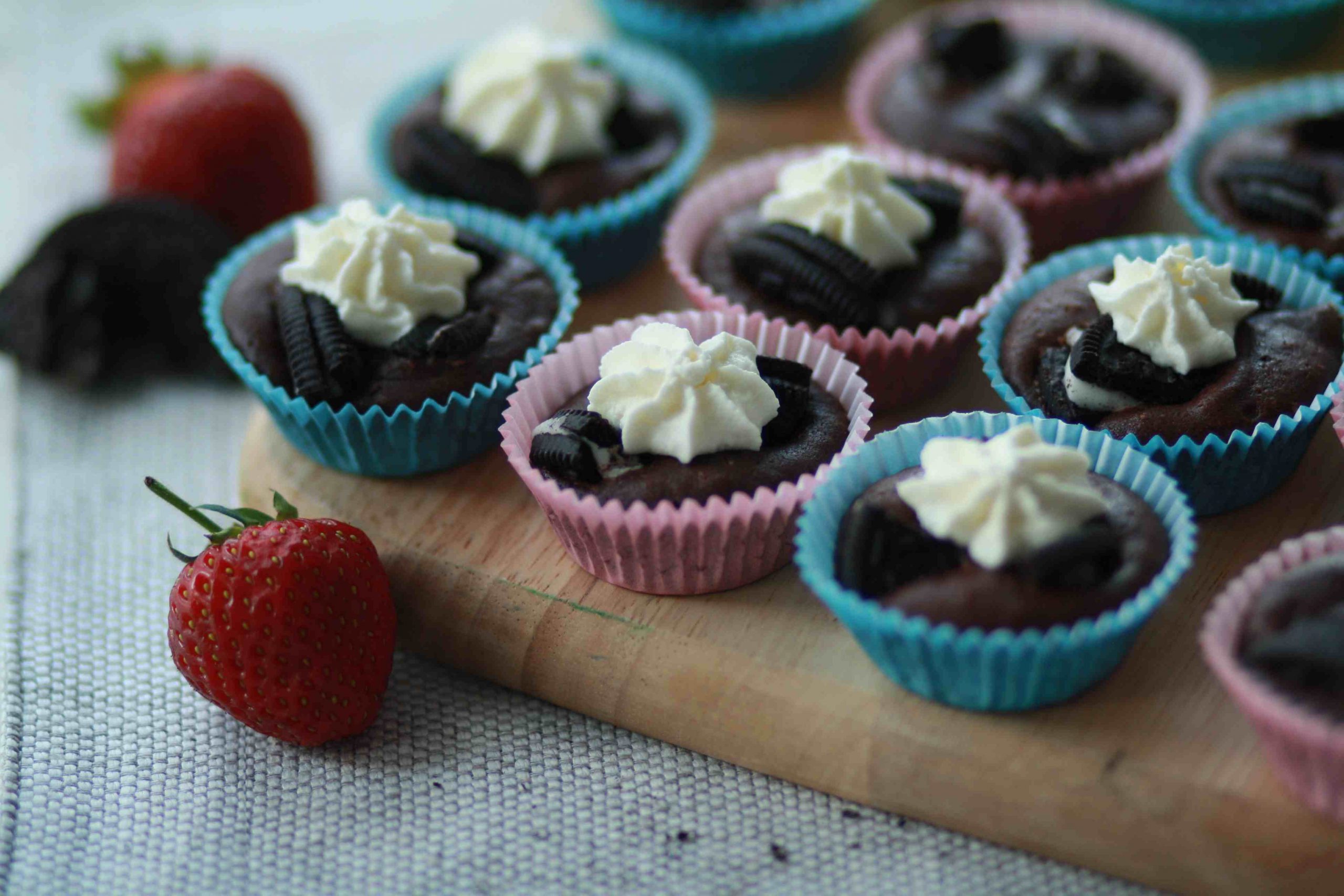 Oreo šokoladiniai keksiukai
