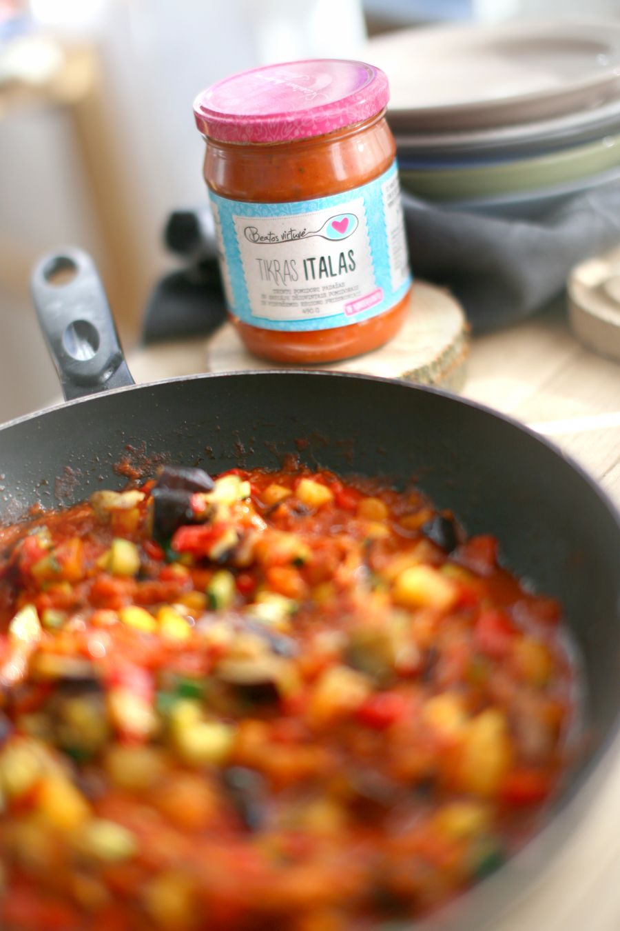 Daržovių troškinys, beveik „Ratatouille&#8221;