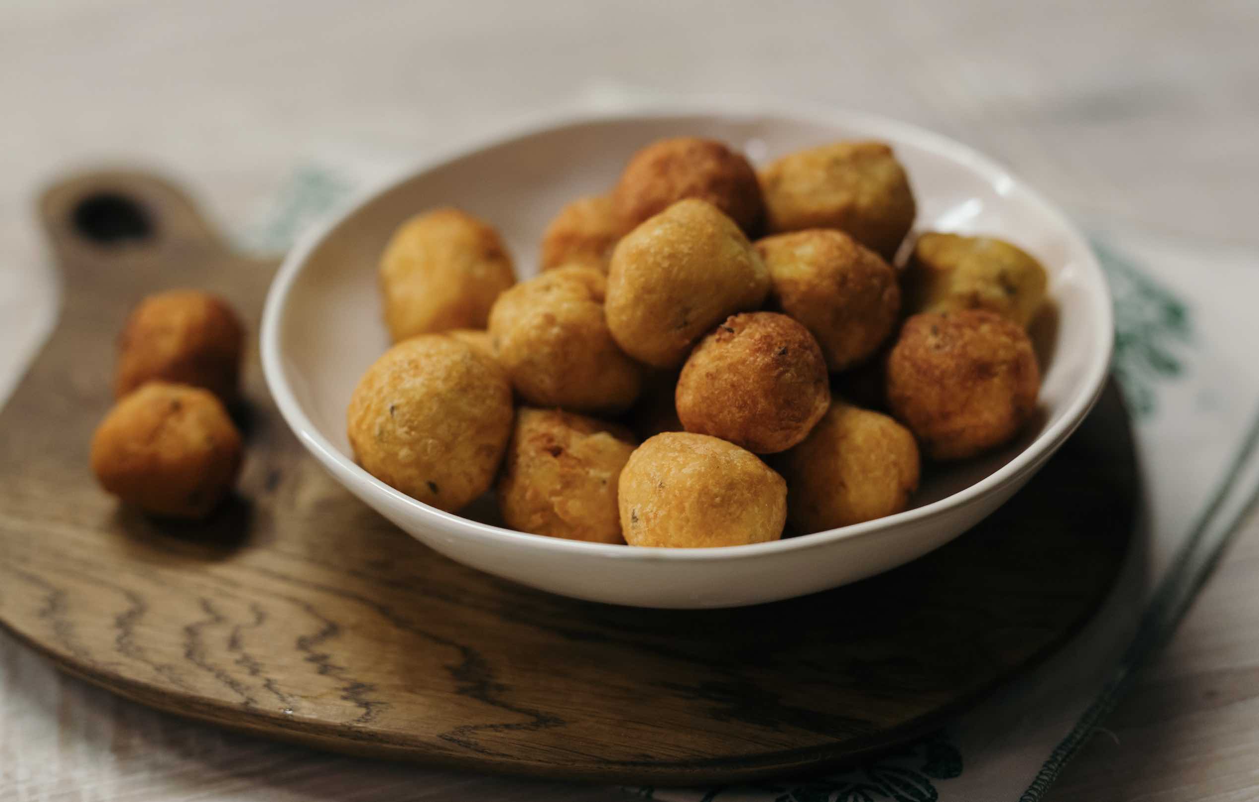 Bulvių ir žirnių spurgos