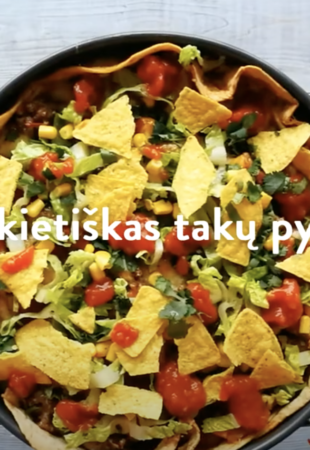 Meksikietiškas takų pyragas